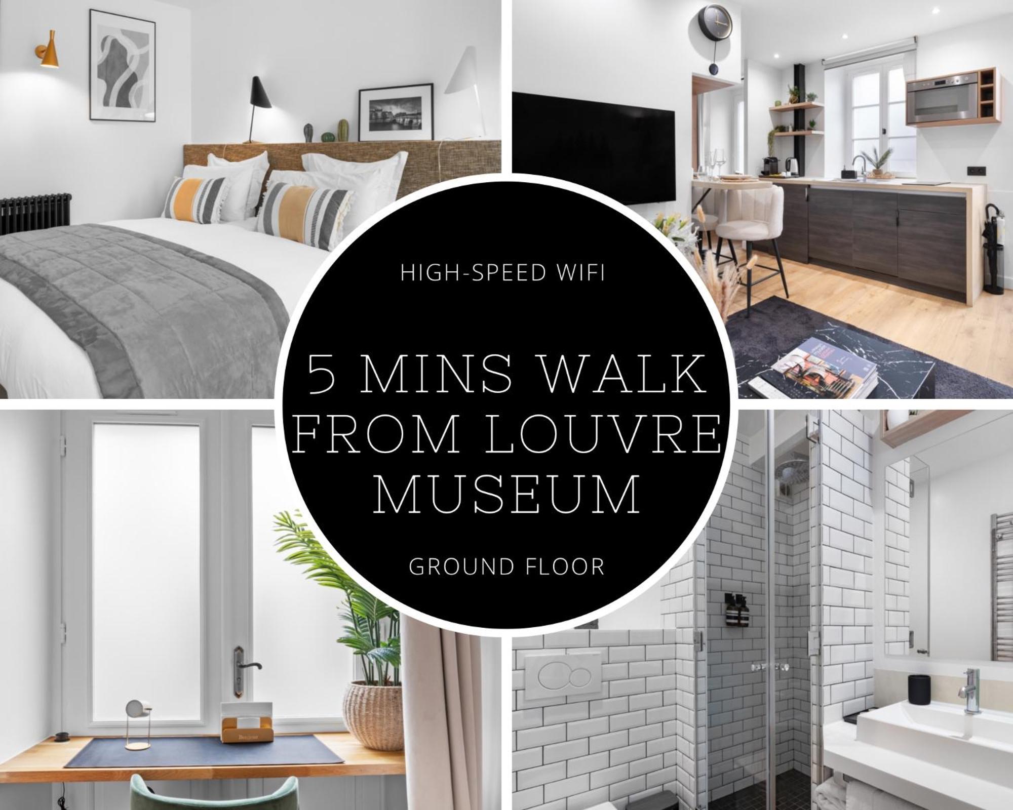 Appartement 30M2 Cosy A 5 Min A Pied Du Musee Du Louvre París Exterior foto